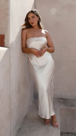 Alive Girl Sale Evening^Gisele Maxi Dress - Champagne