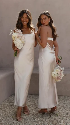 Alive Girl Sale Evening^Gisele Maxi Dress - Champagne