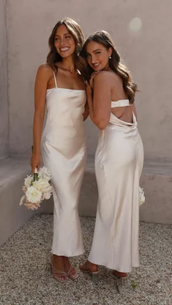 Alive Girl Sale Evening^Gisele Maxi Dress - Champagne