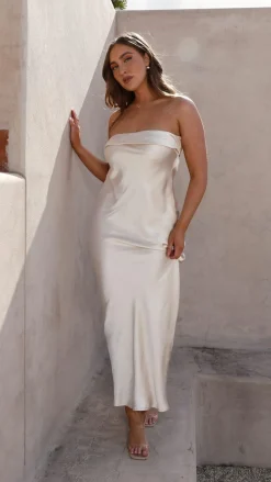 Alive Girl Sale Evening^Gisele Maxi Dress - Champagne