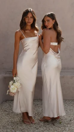 Alive Girl Sale Evening^Gisele Maxi Dress - Champagne
