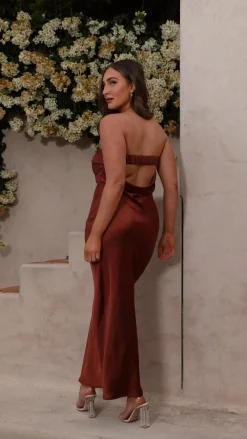 Alive Girl Sale Evening|Sale Dresses^Gisele Maxi Dress - Rust