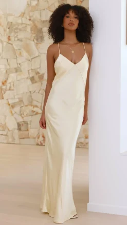 IDS Dresses|Bridesmaid^Gisella Maxi Dress - Yellow