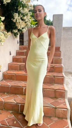 IDS Dresses|Bridesmaid^Gisella Maxi Dress - Yellow