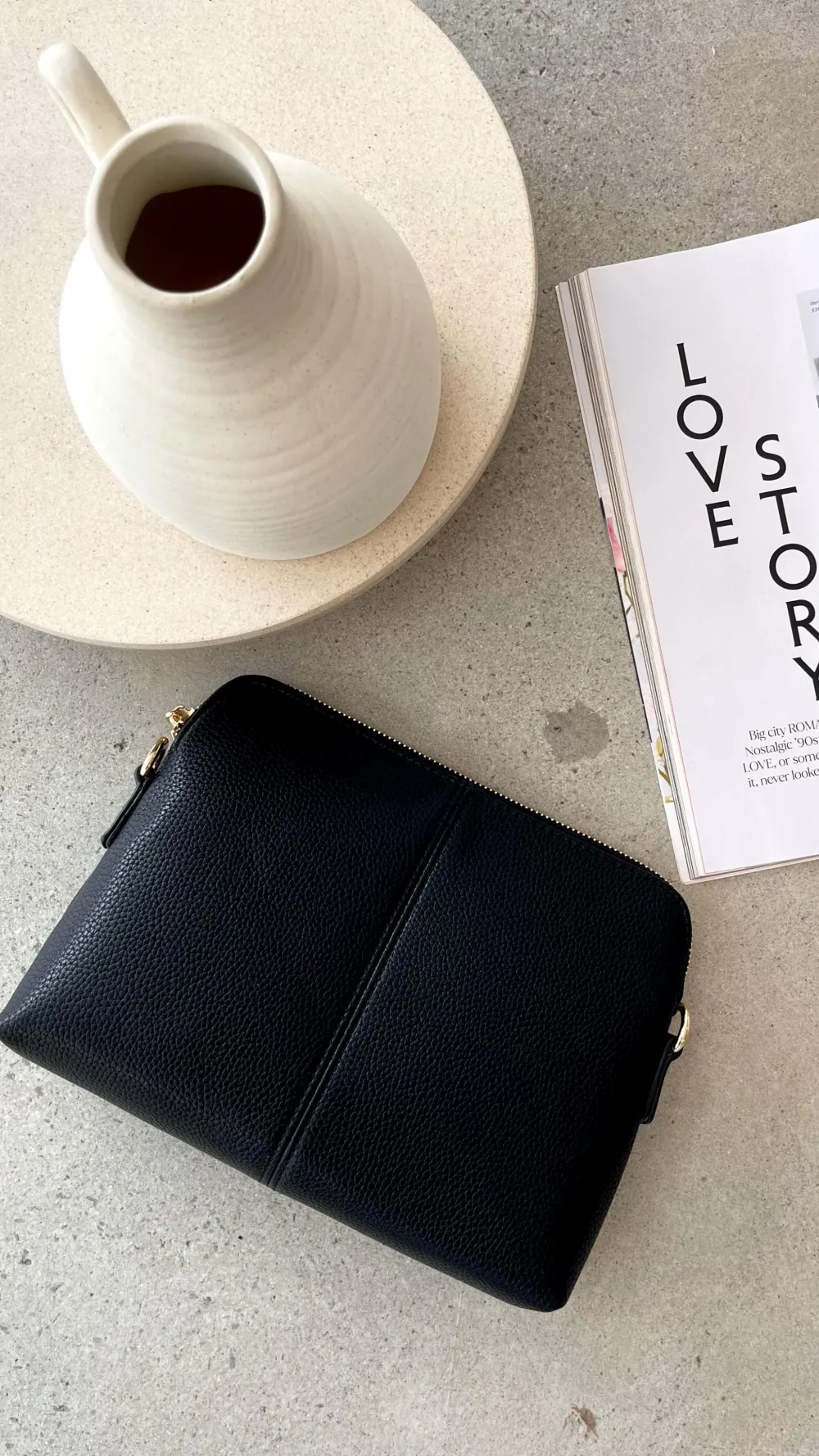 Adorne Bags^Giselle Geo Webbing Cross Body Bag - Black