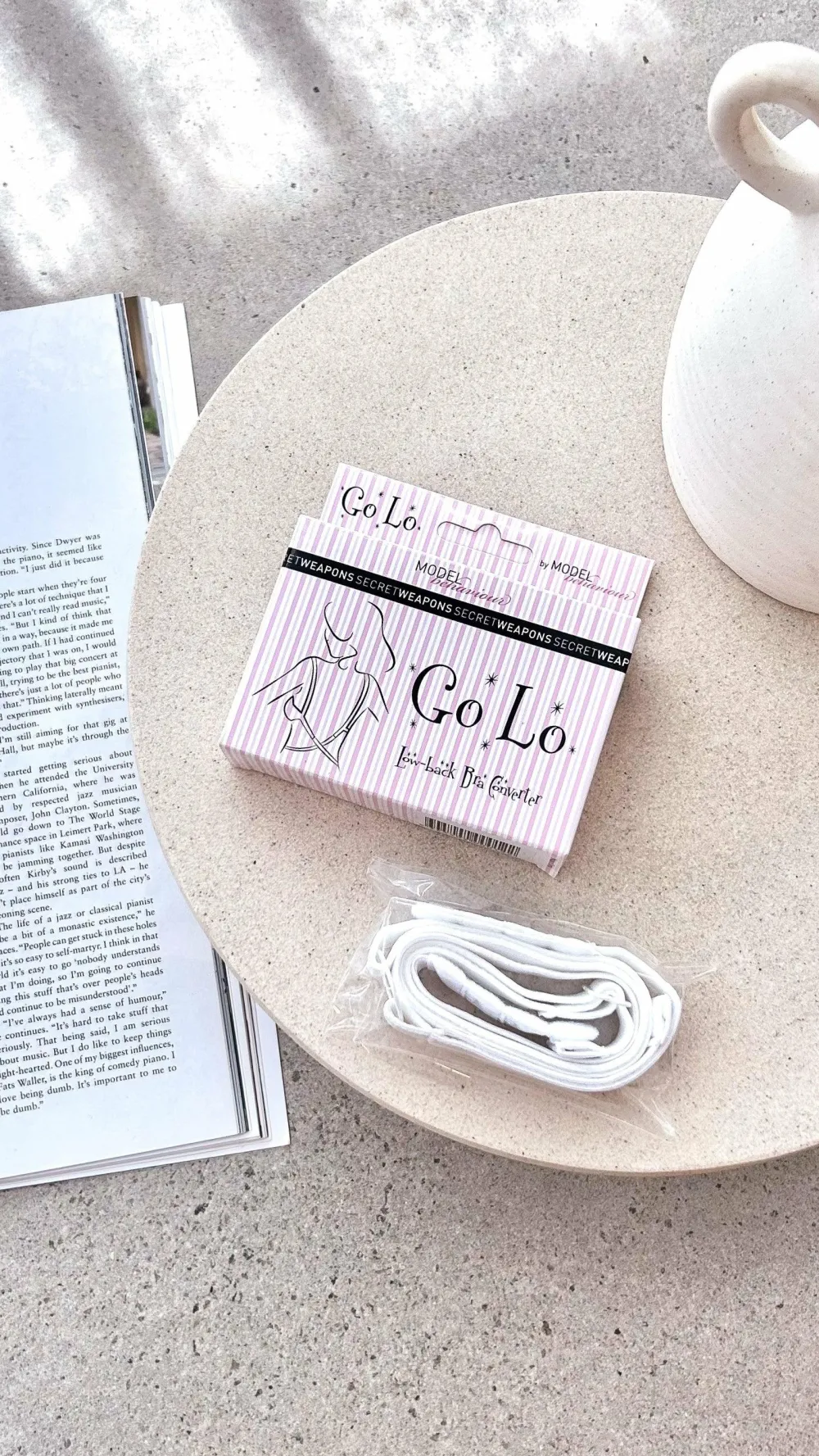 Secret Weapons Beauty|Booby Tape And Bra Accessories^Go Lo - Low Back Bra Converter - White