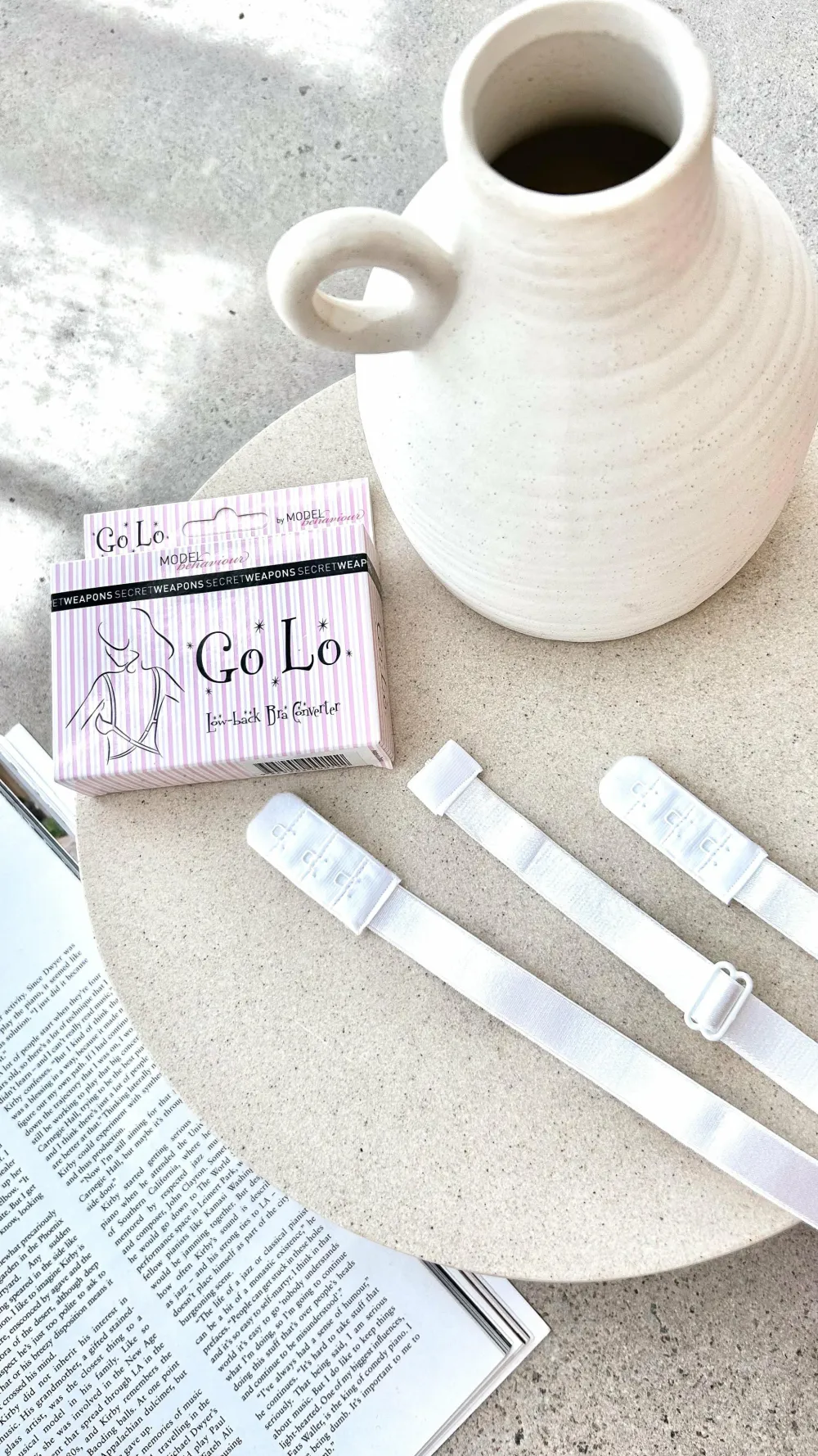 Secret Weapons Beauty|Booby Tape And Bra Accessories^Go Lo - Low Back Bra Converter - White