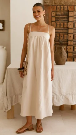 Fashion Allied Dresses|Maxi^Gracia Maxi Dress - Beige