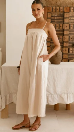Fashion Allied Dresses|Maxi^Gracia Maxi Dress - Beige