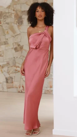 Alive Girl Dresses|Bridesmaid^Greta Maxi Dress - Baked Rose