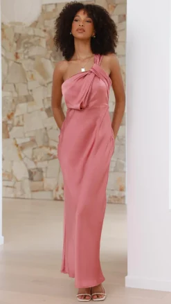 Alive Girl Dresses|Bridesmaid^Greta Maxi Dress - Baked Rose