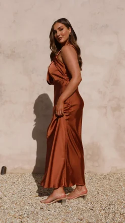 Alive Girl Dresses|Bridesmaid^Greta Maxi Dress - Copper
