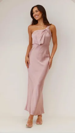 Alive Girl Dresses|Bridesmaid^Greta Maxi Dress - Dusty Pink