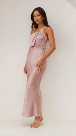 Alive Girl Dresses|Bridesmaid^Greta Maxi Dress - Dusty Pink