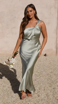 Alive Girl Dresses|Bridesmaid^Greta Maxi Dress - Olive