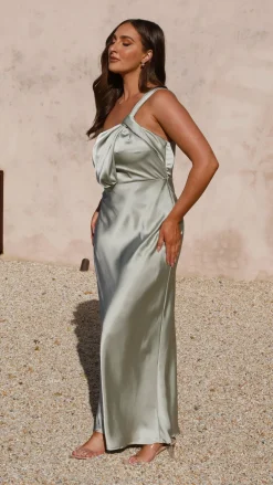 Alive Girl Dresses|Bridesmaid^Greta Maxi Dress - Olive