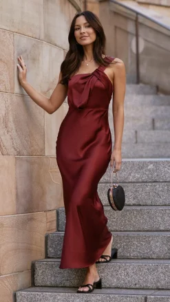 Alive Girl Dresses|Maxi^Greta Maxi Dress - Wine