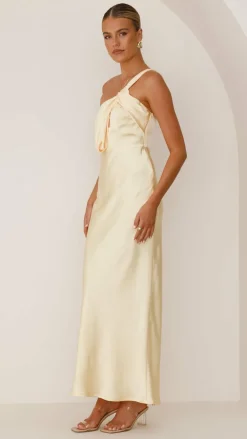 Alive Girl Dresses|Bridesmaid^Greta Maxi Dress - Yellow