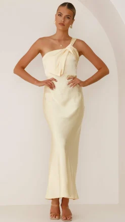Alive Girl Dresses|Bridesmaid^Greta Maxi Dress - Yellow