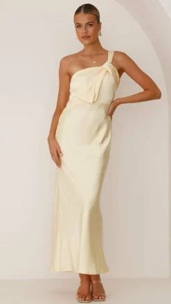 Alive Girl Dresses|Bridesmaid^Greta Maxi Dress - Yellow