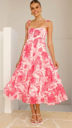 Pink Diamond Sale Dresses^Gwynne Maxi Dress - Pink Print