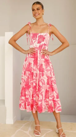 Pink Diamond Sale Dresses^Gwynne Maxi Dress - Pink Print