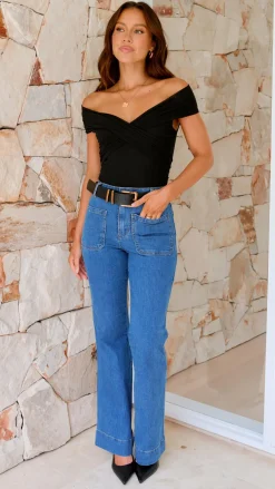 Burans Tops^Haiku Bodysuit - Black