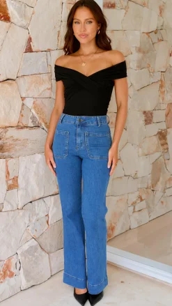 Burans Tops^Haiku Bodysuit - Black
