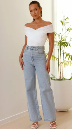 Burans Tops^Haiku Bodysuit - White