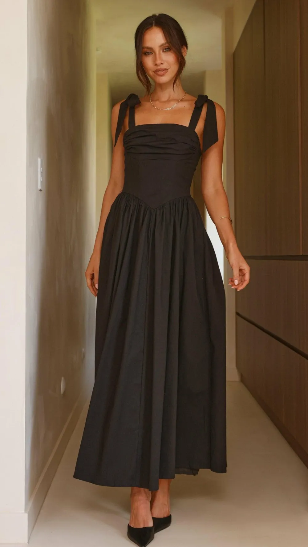 SASHA (BNE) Dresses|Maxi^Haisley Maxi Dress - Black