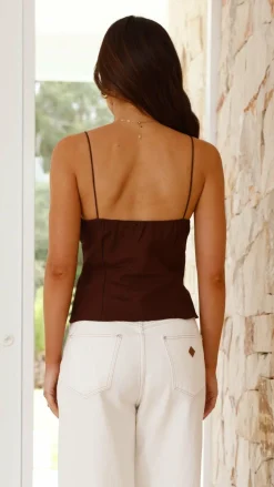 Alive Girl Tops^Haizlee Top - Chocolate