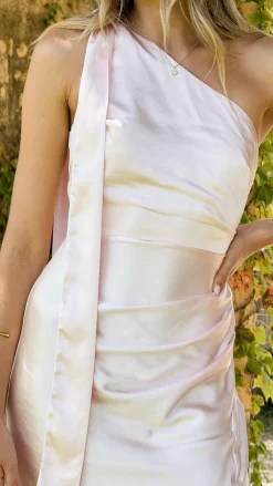 LILYWHYT Mon Cheri|Dresses^Halle One Shoulder Maxi Dress - Pink