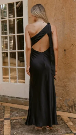 LILYWHYT Mon Cheri|Dresses^Halle One Shoulder Maxi Dress - Black