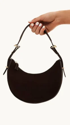 Billini Bags|Billini^Halo Shoulder Bag - Chocolate Suede
