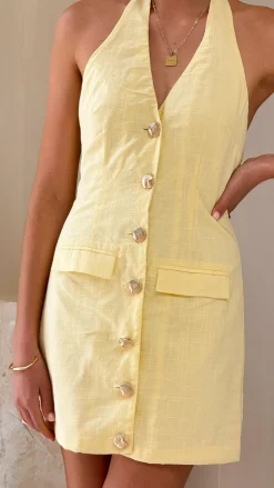 Prem Group Sale Dresses^Halzie Mini Dress - Lemon