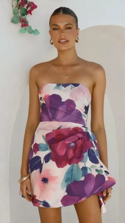 SASHA (BNE) Dresses|Mini^Hanae Mini Dress - Violet Floral