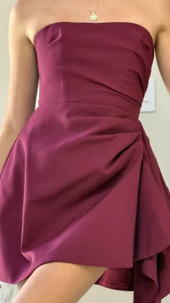 SASHA (BNE) Dresses|Mini^Hanae Mini Dress - Wine