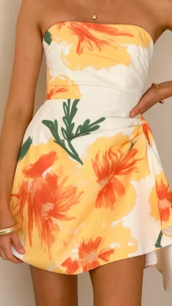 SASHA (BNE) Dresses|Mini^Hanae Mini Dress - Yellow Floral