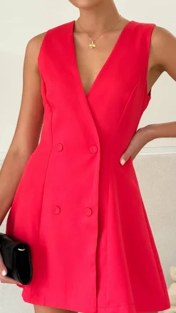 SASHA (BNE) Dresses|Mini^Hani Mini Dress - Red