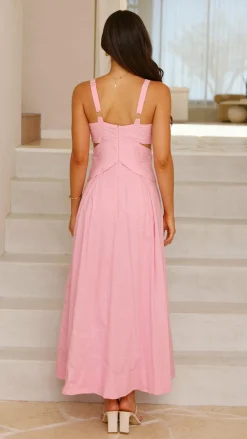 Main St Dresses|Midi^Harleigh Midi Dress - Pink