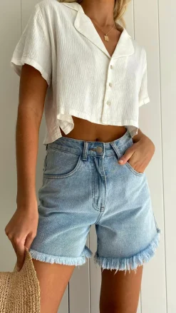 Fashion Allied The Denim Edit|Bottoms^Harlow Shorts - Denim