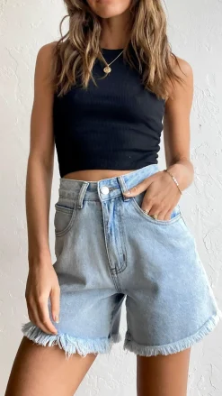 Fashion Allied The Denim Edit|Bottoms^Harlow Shorts - Denim