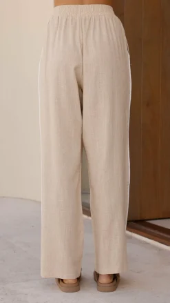 YH AND CO Sets|Bottoms^Hartley Pants - Beige / White