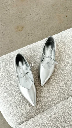 Billini Billini^Haruna Ballet Flats - Silver Metallic