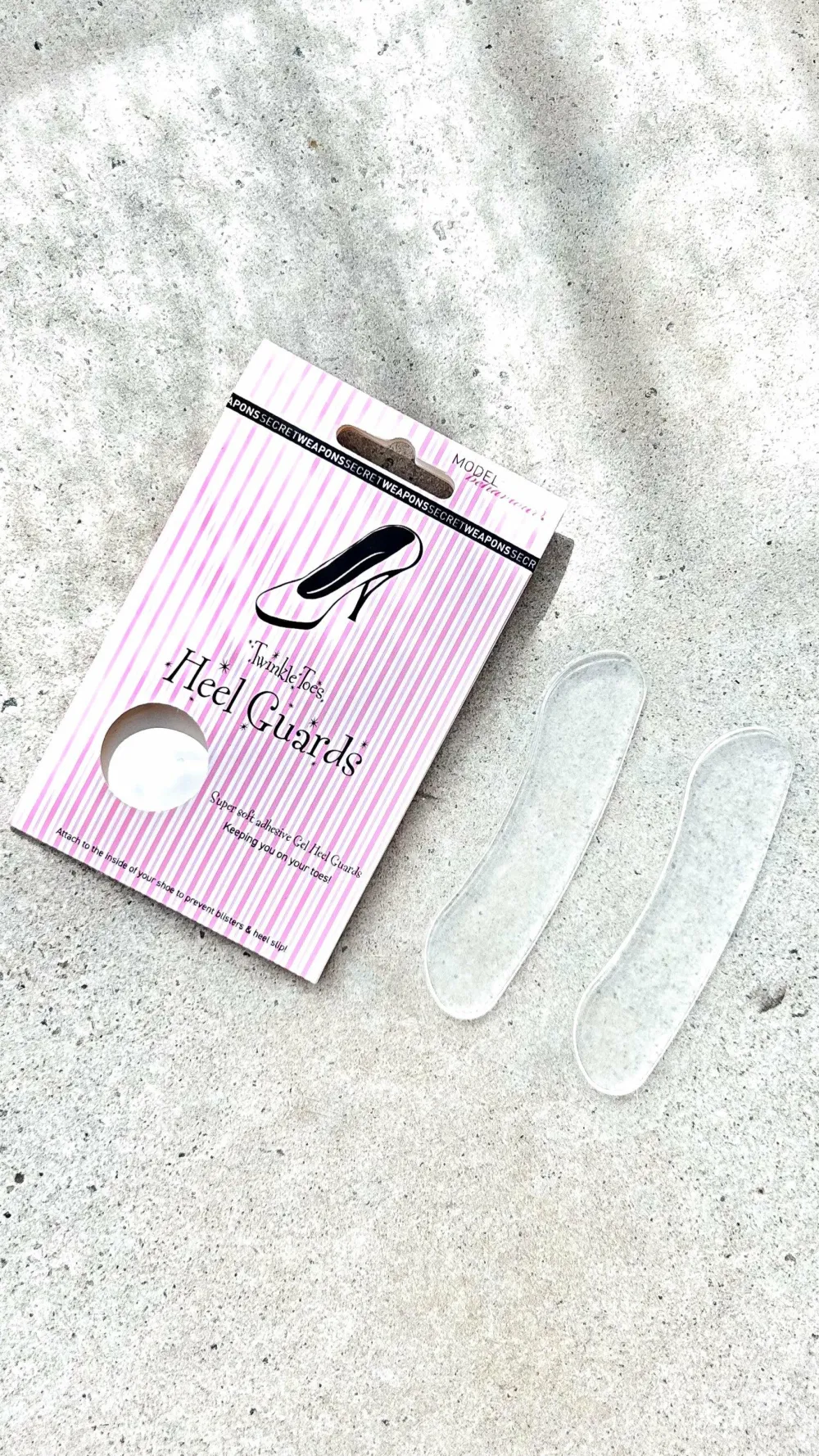 Secret Weapons Beauty|Booby Tape And Bra Accessories^Heel Guards - Clear