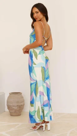 SASHA (BNE) Sale Dresses^Helenie Maxi Dress - Blue/Green