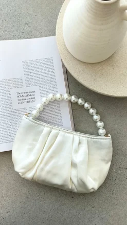 Angel Whisper Bags|Hen'S Collection^Hepburn Purse - Ivory