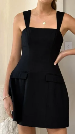 LILYWHYT Dresses|Mini^Hilarie Mini Dress - Black