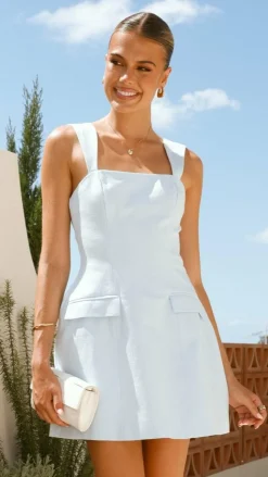 LILYWHYT Dresses|Mini^Hilarie Mini Dress - Light Blue