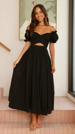 Pink Diamond Sale Dresses^Hulu Maxi Dress - Black